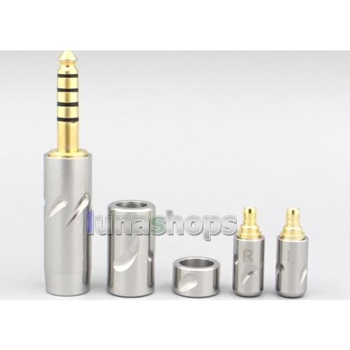 LN007062 High Quality Stainless Steel 3.5mm 2.5mm 4.4mm + Splitter + Slider + Acoustune HS 1695Ti 1655CU Pins Kits Custom Plug