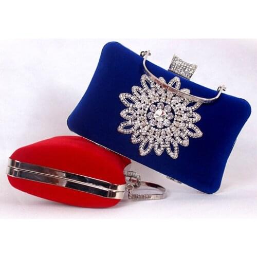 2016 New Single Side Sun Diamond Crystal Evening Bags Clutch Bag Hot Styling Day Clutches Lady Wedding woman bag
