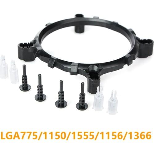New 3 in 1 CPU Cooler Fan Heatsink Bracket Holder Base For LGA775 lga1150/1555/1156/1366 Frame