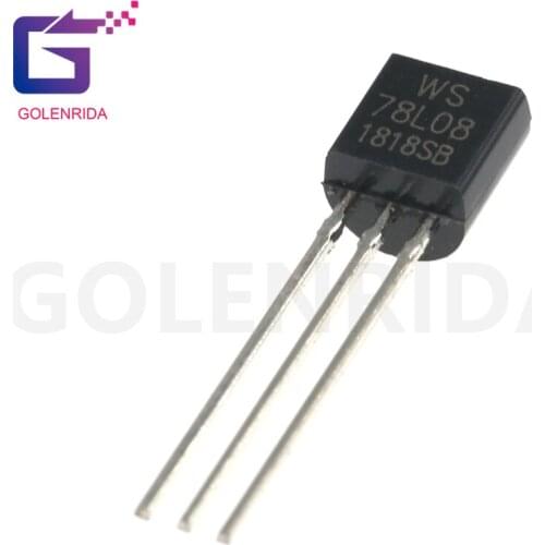 50PCS 78L08 TO92 78L08 TO-92 L78L08 new voltage regulator