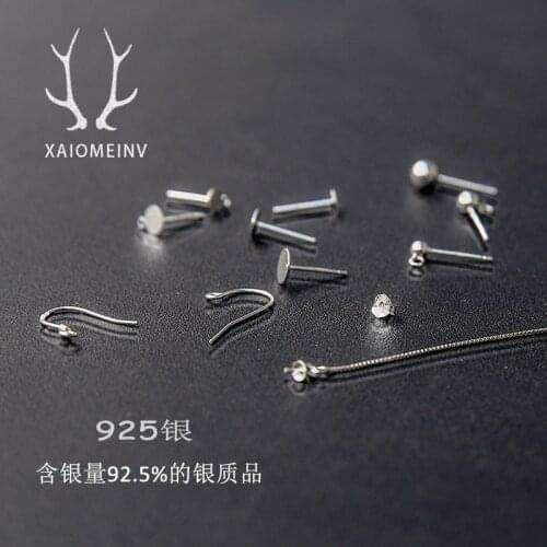 6pcs Wholesale Korean Style Popular Classic High Quality Ear Chains Stud Earring Material Diy Jewelry Making Accessories