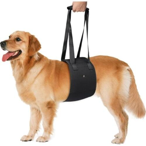 Portable Dog Lift Support Auxiliary Belt Rehabilitation Harness Assist Sling For Elderly and Sick Pet S- XL disabled dogs