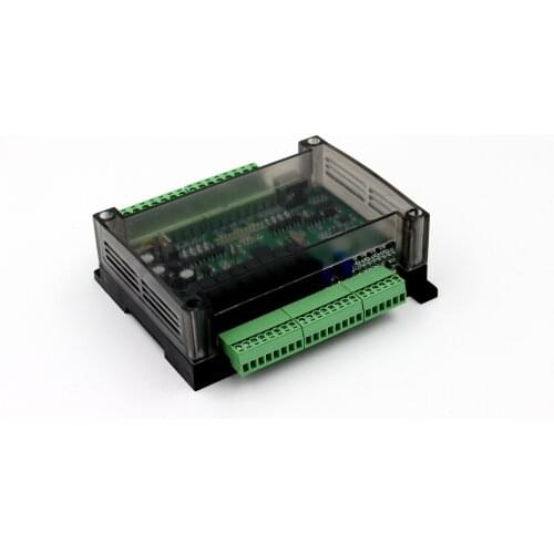 FX2N 20MR Module board 4AD 2DA 0-10V 0-20mA Clock Optional RS232 RS485 Modbus RTU 24VDC for Mitsubishi PLC