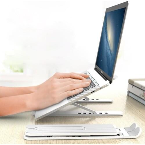 Laptop Stand Notebook Foldable Adjustable Table Portable Lazy Computer Desk