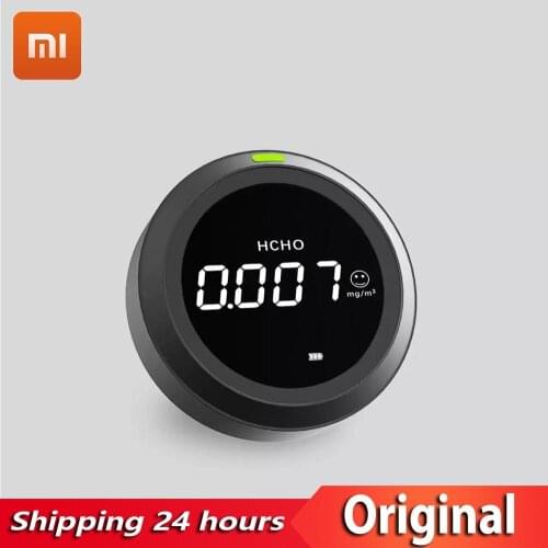 XIAOMI Formaldehyde Detector Air Quality Monitor PortableBluetooth Smart Temperature Humidity Display Record IOS/Andriod