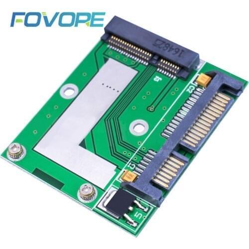 1pc Mini PCI-E MSATA SSD to 2.5'' SATA 6.0 GPS Converter Adapter Card Module Board for Computer Cables Connectors
