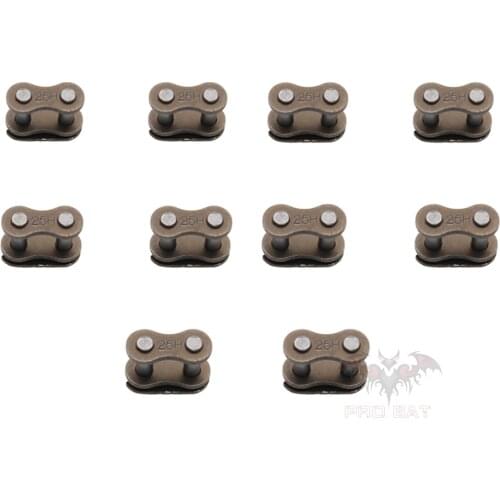 10x 25H 6mm Chain Master Link For 33cc 47cc 49cc 2-Stroke Scooter Mini Dirt Pocket Rocket Bike Motorcycle ATV