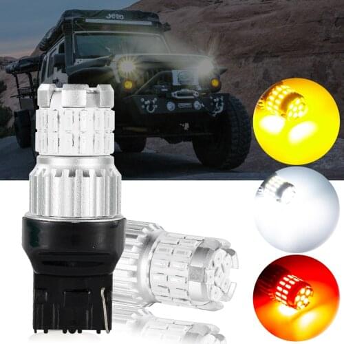 2PC Drviaion T20 7443 W21/5W LED Reversing Lamp Canbus Error Free 36SMD Replacement 1200ML