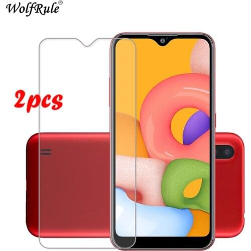 2PCS Screen Protector For Samsung Galaxy A01 Glass Screen Tempered Glass For Samsung A01 Protective Glass For Samsung A01 5.7