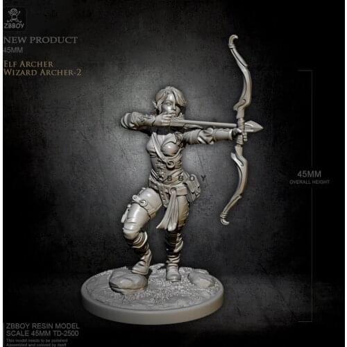 45mm Resin figure model kits self-assembled TD-2450