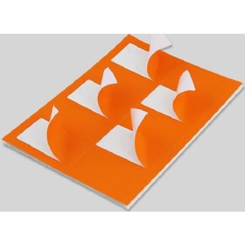 50 Sheet A4 Matte Orange Paper Self Adhesive Label For Laser Inkjet Printer Paper Die-cut Square Sticker