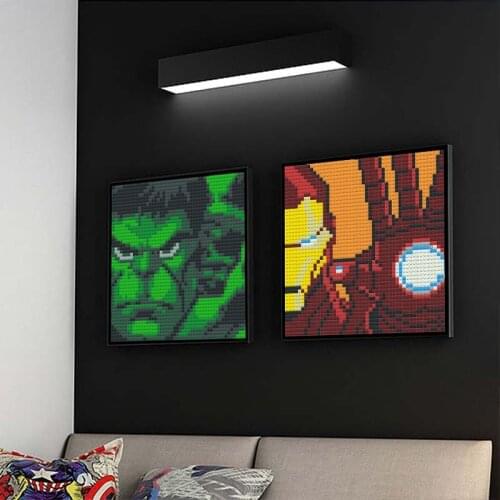 50x50 Dots Isometric Pixel Art Bricks 1x1 Mini Building Blocks Portraits DIY Home Decoration Compatible With Le*goes Cartoon