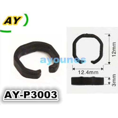 500pieces Top quality fuel injector parts plastic clip for Nissan Injector Repair kits (AY-P3003,12.4*3*12mm)