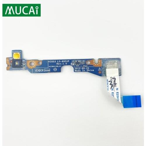 For Lenovo S300 S310 S400 S405 S410 S415 S40-70 laptop Power Button Board with Cable switch Repairing Accessories VIUS3 LS-8951P