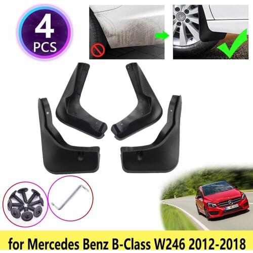 For Mercedes Benz B Class W246 2012 2013 2014 2015 2016 2017 2018 Mudguards Mudflaps Fender Guards Splash Mud Flaps Accessories