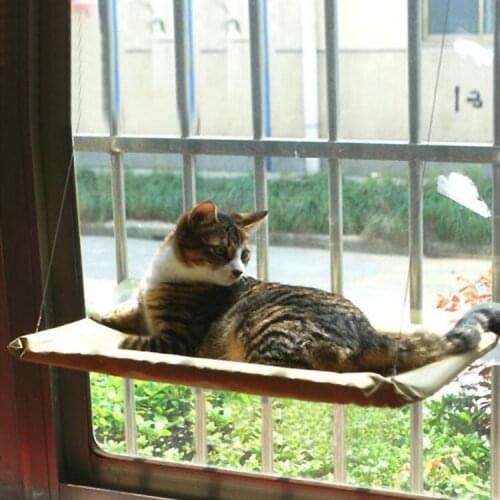 Cat suction cup cat hammock Hanging pet window sill single-layer cat sleeping bag