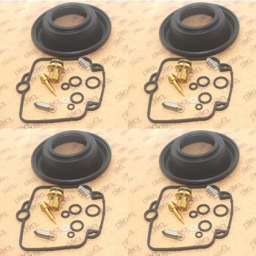Carburetor Repair Kit 4SET For GSX-R 750 GR7AB 1990-1991 GSX-R 750 W GR7BB 1992-1995 Plunger vacuum diaphragm