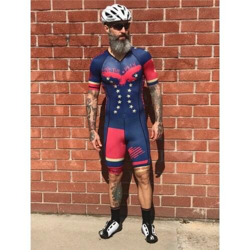 Love The Pain triathlon short-sleeved ropa ciclismo hombre summer cycling MTB swimming running dress back 3 pocket cycling suit
