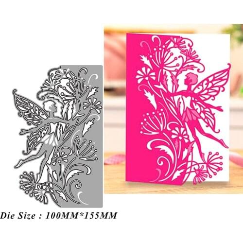Cutting Dies Fairy Flowers Lace DIY Mold Paper Metal Craft Dies for Card Making Cut Dies 2021 Embossing New Molds
