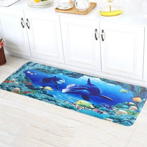 Modern Carpet For Kitchen Floor Bathroom Doormat Livingroom Sofa Mat Non Slip Toilet Mat Flannel Door Floor Carpet 45x120cm