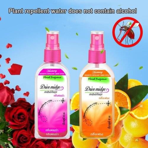 80ml Plant Mosquito Repellent Spray Thailand Anti Mosquito Bite Bug Liquid Adult Kid Anti Itch Pest Killer Bites Itching Outdoor