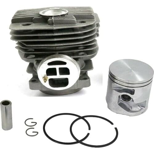 Chainsaw Engine Motor Parts 50mm Cylinder Piston Intake Manifold Decompression Valve Kit For HUSQVARNA K960, K970 56mm