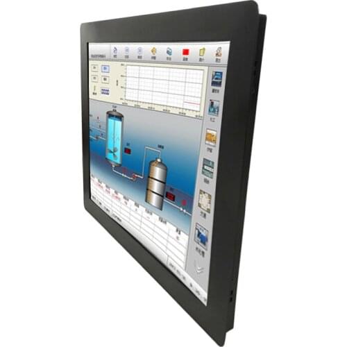 1000 nits industrial touch monitor 12 inch ip65 panel mount lcd monitor interacitive touch screen