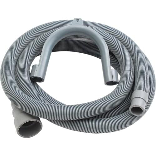 2.5M Machine Dishwasher Drain Hose Extension Washing Pipe with Bracket Set