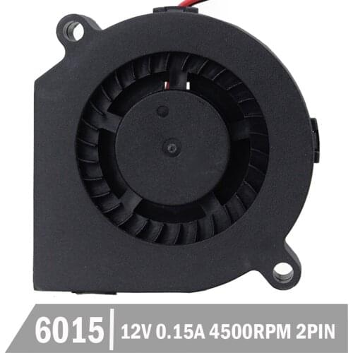 20pcs Gdstime 60x60x15mm 6cm 60mm Blower Cooling 60mm 6015S 2Pin 12V DC Cooler Centrifugal Blower Fan