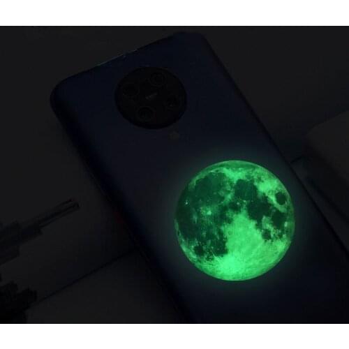 5cm Luminous Little Moon Wall Sticker kids room switch home decoration living room bedroom wallpaper Glow in the dark Stickers