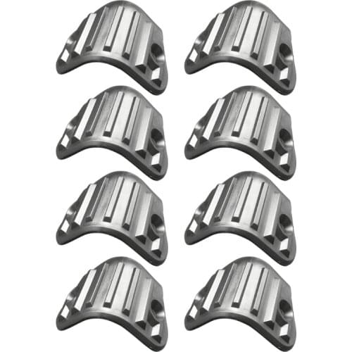 8Pcs Black Plastic Guitar AMP Speaker Cabinet Corner Protector Recplacement Amplifier Rounded Right Angle Case Protection Guard