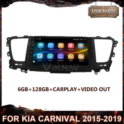 2 din Android 10.0 stereo receiver Car radio For Kia Carnival 2015-2019 HD Screen GPS Navigation Multimedia Player Head Unit
