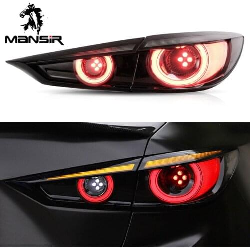 Car LED Tail Light For Mazda 3 Axela Sedan 2014 2015 2016 2017 2018 Rear Running Light Brake Reverse Lamp Turnning Taillight