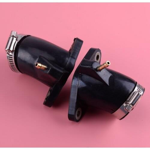 CITALL Black Carburetor Intake Manifold Interface Fit for Yamaha XVS650 V-STAR650 1998-2010 2011 2012 2013 2014 2015 2016