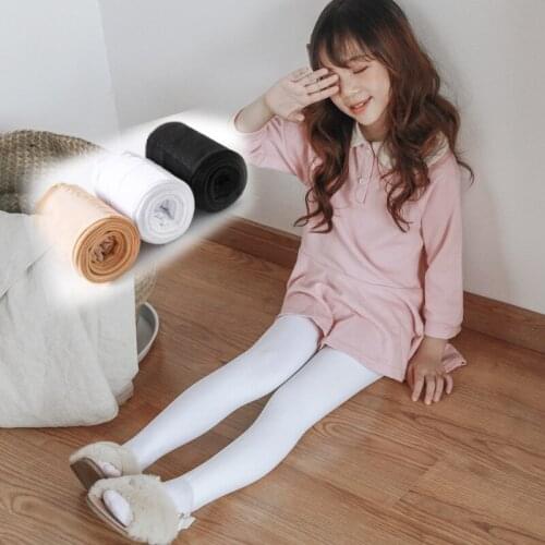 Kids Leggings Cotton Kids Leggings Solid Color Dance Leggings for Winter and Autumn 1-12T Childrens Pantyhose