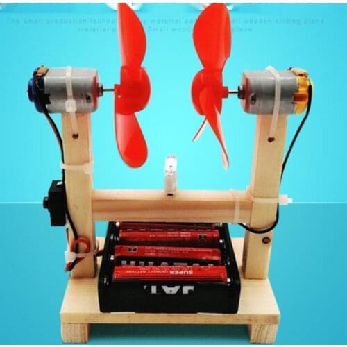 DIY Electric Fan Model Kit Kids Science Experiment Toys School Project Kindergarten Creative Assembled STEM Education