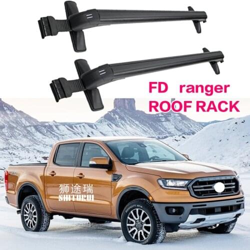 FOR FORD ranger 2011+ Heavy-duty Bars with Locking Aluminum Alloy with Luggage Box Bike Rack sport Roof Luggage Trunking