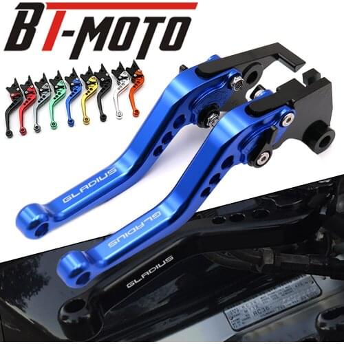 For SUZUKI SFV650 GLADIUS 2009 2010 2011 2012 2013 2014 WITH LOGO Adjustable Motorcycle Brake Clutch Lever