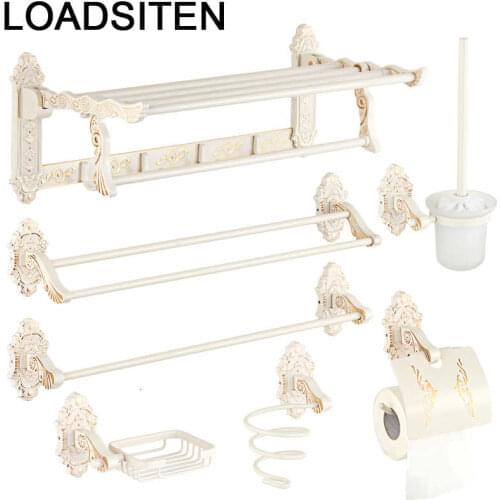 Esquinero Ducha Banyo Aksesuarlari Estante Estanteria Shelves Hairdryer Holder Accessories Salle De Bain Bathroom Wall Shelf