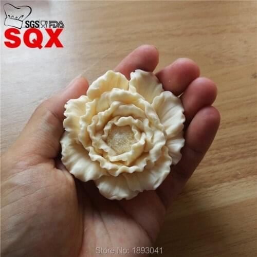 3D Peony Shape Silicone Mold, Soap Silicone Mold, Die Casting Mold, Cake Decorating Tool, Kitchen Accessories SQ16279