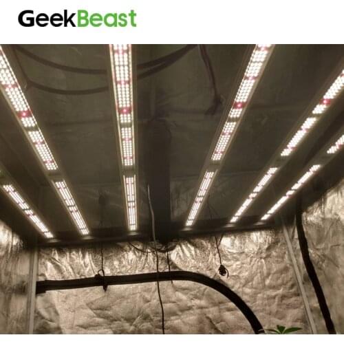 Geeklight Geekbeast Pro 630W Quantum Bar V4 Samsung Lm301h / b UV IR Switch Mob Chip Mars Full Spectrum Hydro Led Strip Aeropots