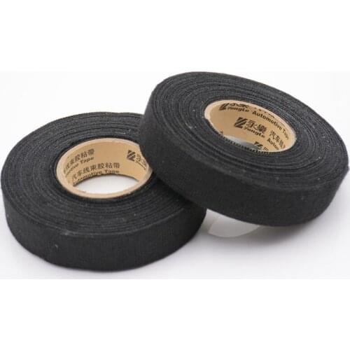 10PCS New 19mmx15m Tesa Coroplast Adhesive Cloth Tape for Cable Harness Wiring Loom