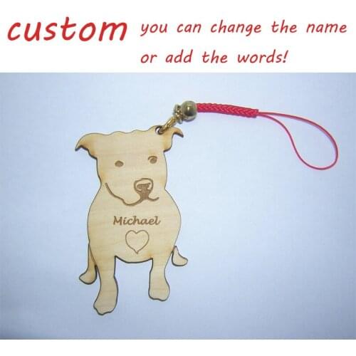 Little dog /puppy /bull/boyfriend girlfriend/birthday /wedding /Christmas Ornament/pet remembrance gift/custom Key chain/ rope