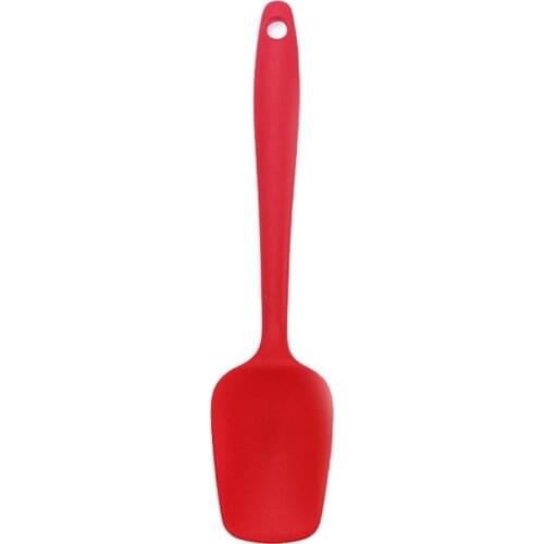 Small Silicone Spatula Creative Solid Color Non-Stick Cake Spatula Mini Cream Spatula Pastry Spatula Baking Tools