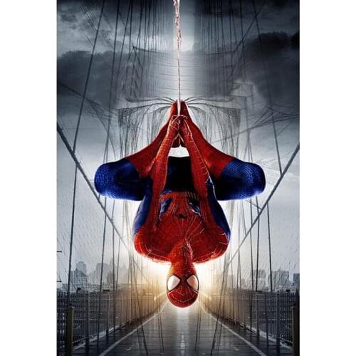 Customize Cartoon Spider Hero Photography Background Live Backdrop Kids Children Birthday Party Decoration Tapestry Photo Studio