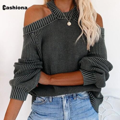 2020 Autumn Women Criss-Cross Sweaters Winter Tunic Outerwear New Fashion Hollow Out Tops Sweater Pullovers Female Streetwear