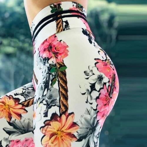 Women Seamless Leggings High Waist Push Up Yoga Pants Sexy Fitness Running Pants Gymwear Hip Lifting Print Workout Sports Tights