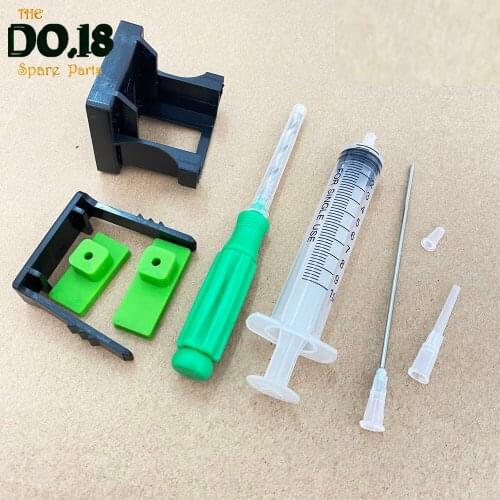 1Set DIY CISS Universal Ink Refill Tool / Ink Refill Kits / Clamp Absorption Clip/Refill Pumping Tool For Canon HP Printer