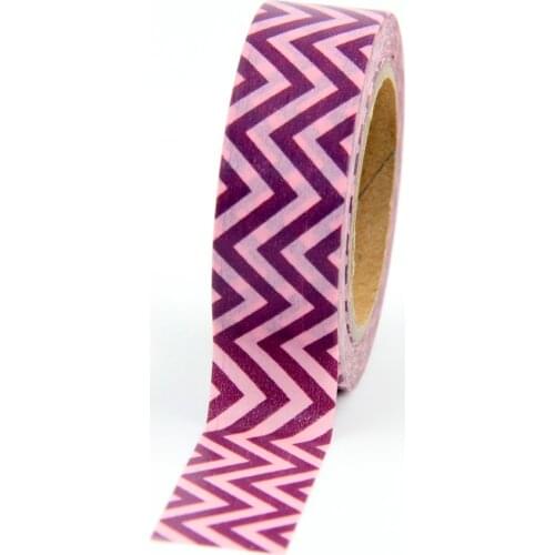 1Pc/Pack Size 15 mm*10m DIY Stripes Japanese Paper Foil Washi Tapes Masking Tape