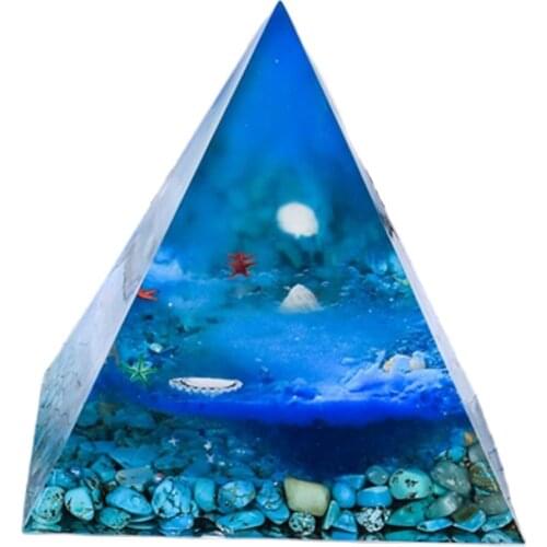 Pyramid Large Resin Molds for DIY Jewelry Making Resin Orgone Orgonite Jewelry Silicone Molds Making Tools